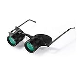 Nadalan Portable High Definition Occhiali da pesca Ultralight Hand Free Binoculars Eyeglass Telescope