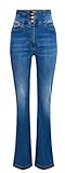Elisabetta Franchi Jeans con fascione in Vita Light Blue PJ28S21E2 Taglia 26 27 28 29 30 31 32 (46)
