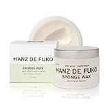 Hanz de Fuko Premium Hair Styling Spugna Cera per capelli ad alte prestazioni, con finitura semi-opaca, 56 g/57,14 ml