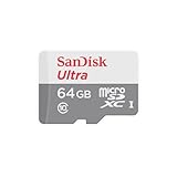 Scheda di Memoria SanDisk Ultra MicroSDXC da 64 GB, fino a 48 MB/sec, Classe 10