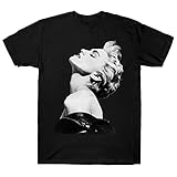 OUHZNUX T-Shirt con Stampa Madonna Singer, Felpa Casual A Maniche Corte, Top Streetwear alla Moda per Uomini E Donne(2XS-4XL)