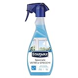 STARWAX Detergente speciale per vetri e specchi - 500 ml - Ideale per polvere e pioggia - Alto contenuto alcolico - Asciugatura rapida - Senza tracce - Pratico