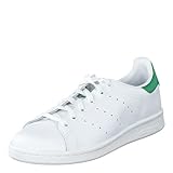 adidas Originals Adidas Stan Smith J M20605, Scarpe da Basket, Footwear White/Footwear White/Green, 36 EU