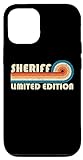 Custodia per iPhone 15 SHERIFF Surname Retro Vintage 80s 90s Birthday Reunion