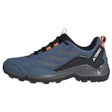 adidas Terrex Eastrail Gore-Tex Hiking Shoes, Low (Non Football) Uomo, Wonder Steel/Grey Three/Semi Impact Orange, 45 1/3 EU