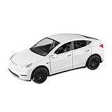 LUgez Auto pressofuso in scala 1:32 per Tesla Model Y auto sportiva ad alta simulazione auto pressofuso in lega di metallo rifinito modello auto da collezione veicolo (colore: C)