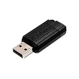 Verbatim 49064 Pendrive Unità USB PinStripe da 32 GB, Nera
