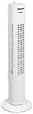 Bestron Ventilatore a torre con funzione oscillante, Altezza: 75 cm, 50 W, Bianco