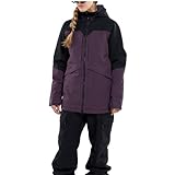 Volcom Giacca da sci e snowboard Shelter 3D Stretch Jacket, Blackberry, M