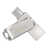 SanDisk Ultra 64GB Dual Drive Luxe Type-C 150MB/s USB 3.1 Gen 1, Silver