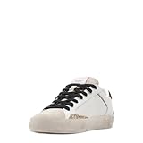 Sneakers Distressed 27000PP6 Donna in Pelle Bianco