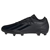 adidas X Crazyfast.3 Firm Ground Boots, Scarpe da Calcio Unisex - Adulto, Core Black Core Black Core Black, 44 EU