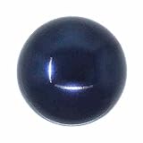 2 perle di vetro Swarovski 5818 rotonde, semiblu scuro, forate, 6 mm (Swarovski 5818 Glass Pearl Bead Round, Half drilled Dark Blue)