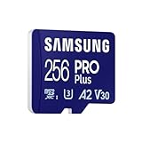 Samsung Memorie MB-MD256SA PRO Plus Scheda MicroSD da 256GB, UHS-I U3, Fino a 180 MB/s