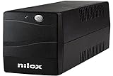 Nilox NXGCLI15001X9V2 UPS 1500VA, Gruppo di Continuità Interattivo, Stabilizzazione Tensione AVR, Protezione da Blackout, Gruppo Continuità per PC e Server Adatto per Casa, 2 Prese d Uscita