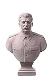 busto statua scultura in marmo del capo russo sovietico Iosif Stalin 16 cm