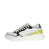 Serafini Oregon Sneakers Donne Bianco/Nero/Giallo - 40 - Sneakers Basse Shoes