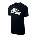 Nike Sportswear Just Do It Swoosh, T-Shirt Uomo, Nero (Black/White 011), Small
