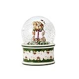 Villeroy & Boch - Christmas Toys, Palla di neve piccola, Orso, 6,5 x 6,5 x 9cm, Porcellana/Vetro, multicolore
