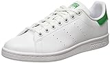 adidas Stan Smith J, Sneaker Unisex - Bambini e ragazzi, Bianco Ftwr White Ftwr White Green Fx, 38 2/3 EU