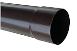 T.E.G. METALLI S.R.L. Pluviale Tubo Discendente per Grondaia in Alluminio o Lamiera Diametro 100 mm Vari Colori e Lunghezze (Lamiera/Testa di Moro, 3)