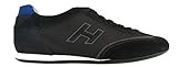 Hogan Uomo Scarpe Olympia Slash Sneaker Tessuto HXM05201684N6Z50CL Blu-Nero (Numeric_45)