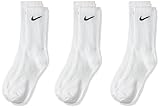 Nike Socks Everyday Ltwt, Calzini Uomo, Bianco (White/Black), M