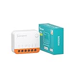 SONOFF MINI R4 WiFi Smart Switch 2-Way, Interruttore intelligente fai-da-te, modalità relè staccabile, WiFi 2.4G, controllo APP, Funziona con Alexa, Google Home Assistant, controllo remoto eWeLink