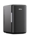 AstroAI Mini frigorifero 2 in 1, 6 litri, 8 lattine con funzione di raffreddamento e riscaldamento, presa 12 V/220 V, per auto, uffici e dormitori, colore nero…