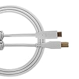UDG GEAR U96001WH Cavo USB 2.0 (C-B) - Cavo audio ad alta velocità ottimizzato USB 2.0 C a B, bianco. 1,5 metri