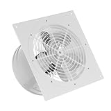 Ø 250mm Ventilatore da Condotto - Estrattore d Aria Industriale - Ventilatore a Parete - Metallo - Bianco