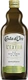 Costa d Oro d’Oro – L’Extra 1L. Olio Extravergine di oliva estratto a freddo. Sapore equilibrato, adatto a tutte le ricette e come condimento per insalate. Bottiglia da 1 litro.
