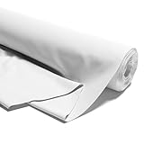 Tessuto di cotone tagliato a misura 2 M x 160 cm - Tessuti per cucire Tessuto decorativo Tessuto da cucito leggero per tessuto di moda per bambini Bianco