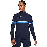 Nike Dri-Fit Academy 21, Giacca Sportiva Uomo, Ossidiana/Bianco/Royal Blu/Bianco, S
