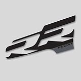 Yang hua Adesivo protettivo per carenatura anteriore del motociclo per BMW S1000RR 2019-2023 (grigio nero)