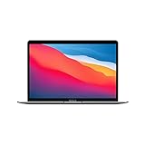Apple PC Portatile MacBook Air 2020: Chip M1, Display Retina 13", 8GB RAM, 256GB SSD, Tastiera retroilluminata, Videocamera FaceTime HD, Touch ID - Grigio siderale