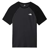 The North Face - T-Shirt Uomo Raglan Tanken - Asphalt Grey/TNF Black, M