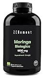 Moringa Certificata e Biologica - 1800mg per Dose - 180 Moringa Capsule Vegan - Integratore Moringa Oleifera Biologica 100% - Fonte di Vitamine, Minerali e Proteine - Moringa Polvere (Moringa Powder)