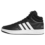 adidas Hoops 3.0 Mid Classic Vintage Shoes, Sneakers Uomo, Core Black Ftwr White Grey Six, 44 EU