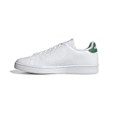adidas Advantage Shoes, Sneaker Uomo, Ftwwht Ftwwht Green, 42 2/3 EU