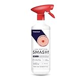 SMASH Spray Antipulci e Antizecche per Ambienti e Tessuti - Per uso in Casa - 1x500ml - Insetticida Senza Permetrina