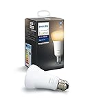 Philips Hue White Ambiance Lampadina LED Smart, Luce Bianca da Calda a Fredda, Dimmerabile, Attacco E27, 9 W