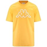 Kappa T-Shirt Uomo Maglia Cotone Jersey Sport Regular Fit Logo CROMEN 303HZ70 Taglia XXXL Colore Principale Yellow