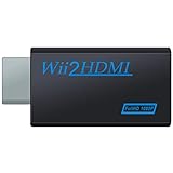 hdmi adattatore console convertitore video Full HD 1080P/720P con porta e uscita audio da 3,5 mm Adatto per Nintendo wii u, giochi, connettori, monitor TV e proiettori