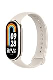 Xiaomi Smart Band 8, Smart Watch Uomo con Schermo AMOLED da 1,62", Orologio Bluetooth Ricarica Rapida 16 Giorni di Autonomia, 150 modalità Sportive Impermeabilità 5 ATM Fitness Watch, Bianco
