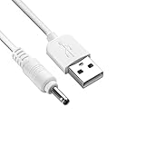 iTechCover® - Cavo di ricarica USB per tastiera Logitech G19, 100 cm, 22 AWG, 5 V, 2 A, colore: Bianco