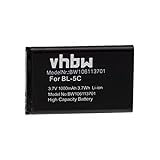 vhbw batteria compatibile con NGM Boris, Clio, Dandy, Joy, Maxx, Oscar, Oscar Flip, Oscar V2 smartphone cellulare (1000mAh, 3,7V, Li-Ion)