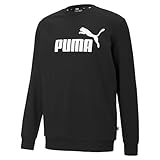 PUMHB|#Puma Ess Big Logo Crew TR, Felpa Men s, Puma Black, S