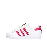 Adidas Superstar, Scarpe da Ginnastica Unisex-Adulto, Ftwr White/Bold Pink/Ftwr White, 38 EU