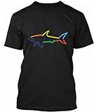 KIGA Colored Shark Paul Tee T-Shirt Black XXL